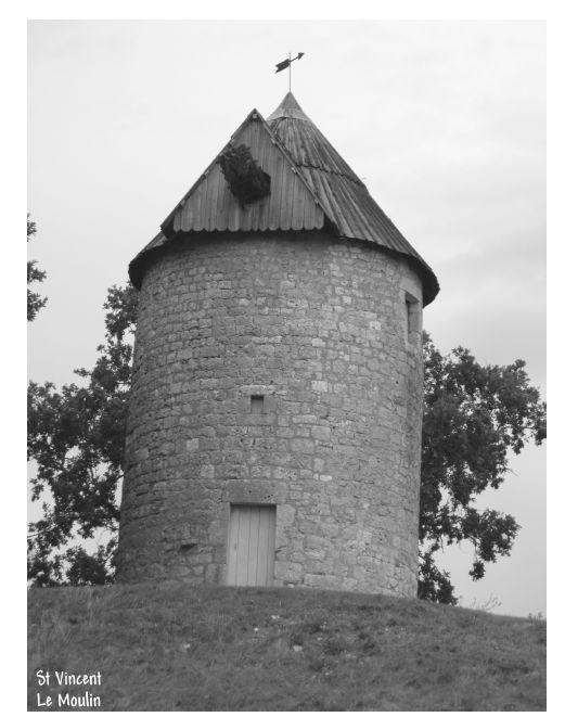 Montaigu de Quercy le moulin de St Vincent